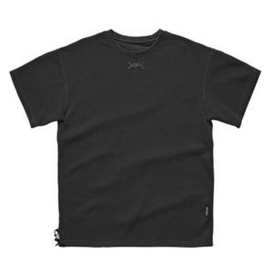 Asrv Black Premium Fitness 100% Cotton Tee